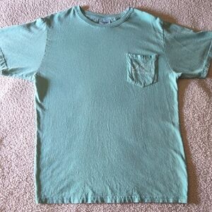 Salty Wave Pensacola Beach Florida Short Sleeve Garmet Dyed Pocket T-shirt